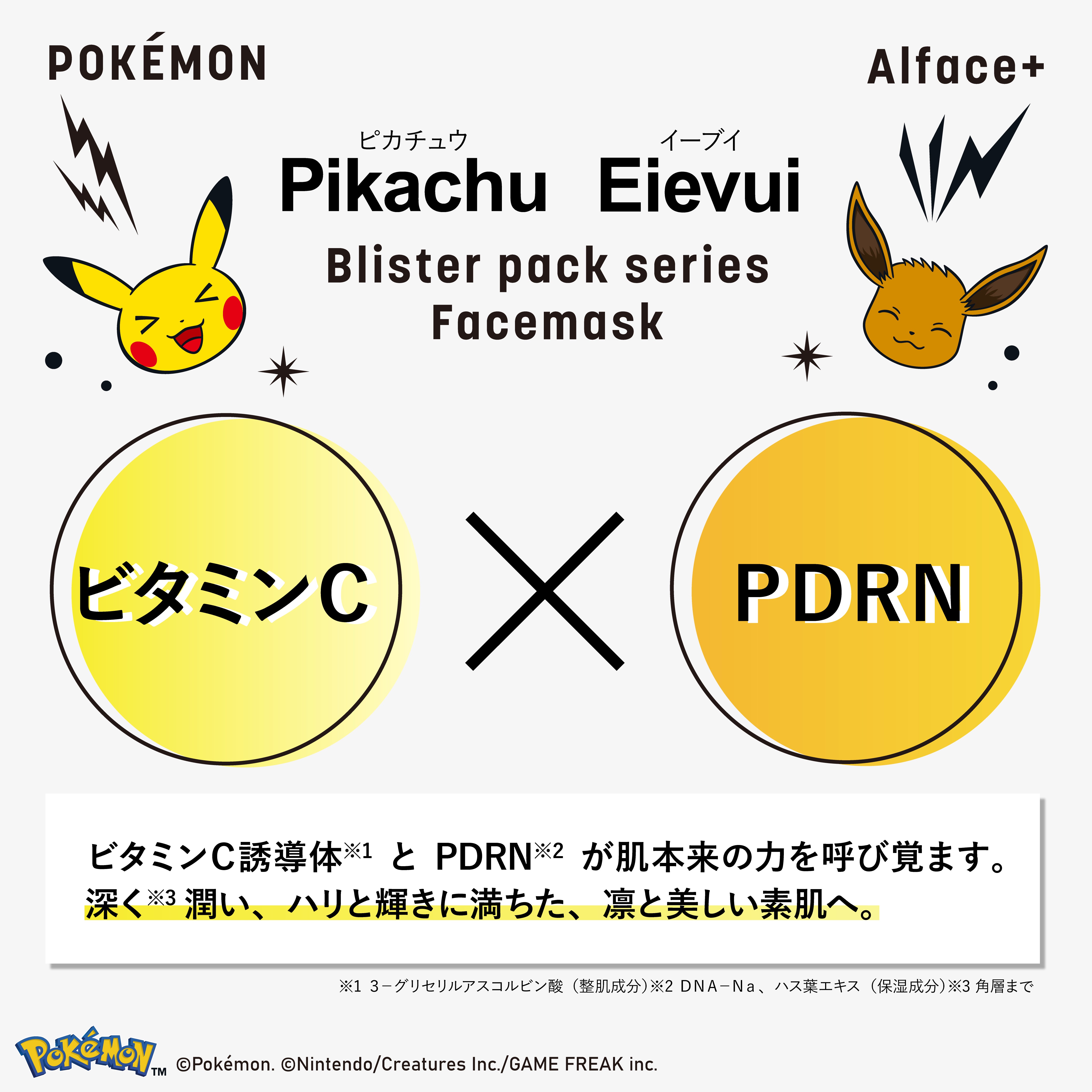 ポケモンデザインブリスターパック ピカチュウ・イーブイ